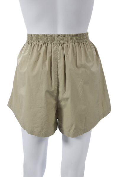 Mikoh Womens Sweat Shorts Beige Cotton Pull On Size 2