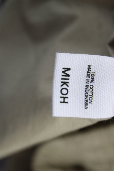 Mikoh Womens Sweat Shorts Beige Cotton Pull On Size 2