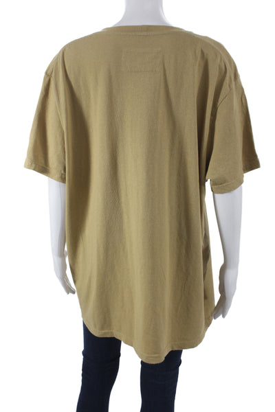 Nili Lotan Women Basic Cotton Crewneck Short Sleeve T-Shirt Size L