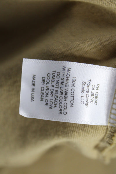 Nili Lotan Women Basic Cotton Crewneck Short Sleeve T-Shirt Size L