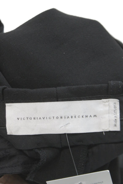 Victoria Beckham Women Black Polyester Dress Pants Size 2