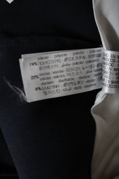 Cinq à Sept Women Mini Preppy Black Skort Zip Size 4