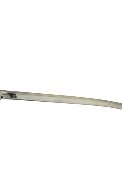 Le Specs Womens Bandwagon Round Frame Sunglasses Clear Blue 146mm