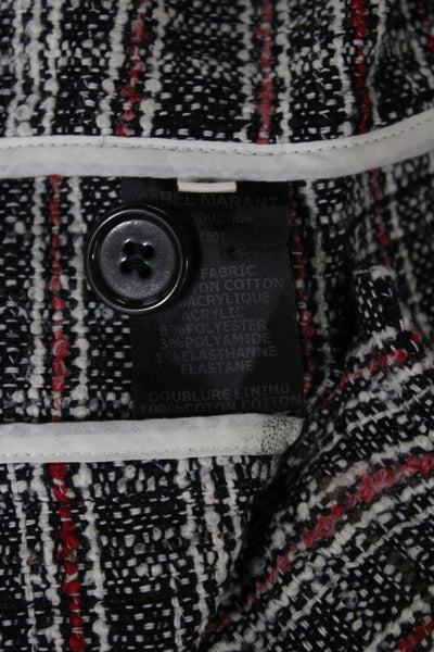Isabel Marant Etoile Women Plaid Cotton Basic Jacket Size 38