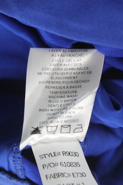 Renuar Women Bermuda Shorts Blue Pull On Size 14