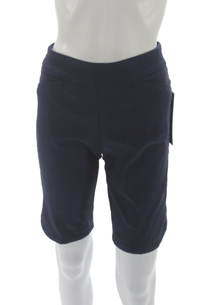 Tribal Women Bermuda Shorts Blue Rayon Size 0