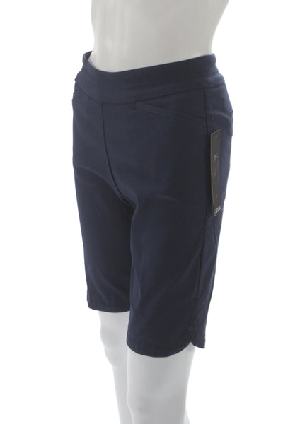 Tribal Women Bermuda Shorts Blue Rayon Size 0