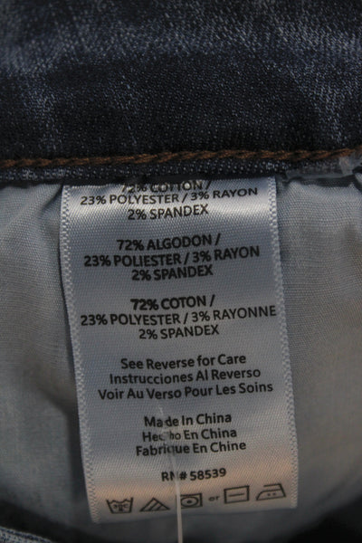 KUT from the Kloth Women Bootcut Jeans Blue High Rise Cotton Inseam 31 Size 8