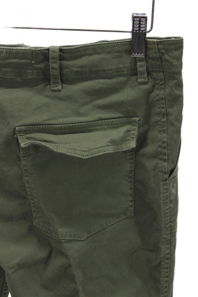 Nili Lotan Womens Chino Pants Green Cotton 27in Inseam Size 6