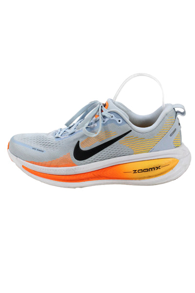 Nike Mens Mesh Zoom X Running Sneakers Gray Orange Yellow Size 9.5