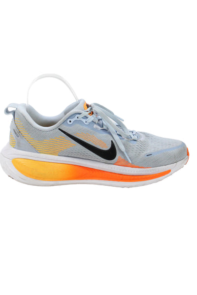 Nike Mens Mesh Zoom X Running Sneakers Gray Orange Yellow Size 9.5