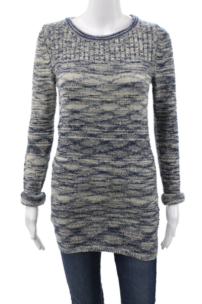 Isabel Marant Etoile Women Pullover Striped Blue Long Sleeve Size S