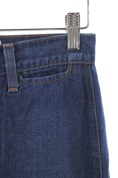 Reformation Womens Straight Mid-Rise Blue Jeans Size 25