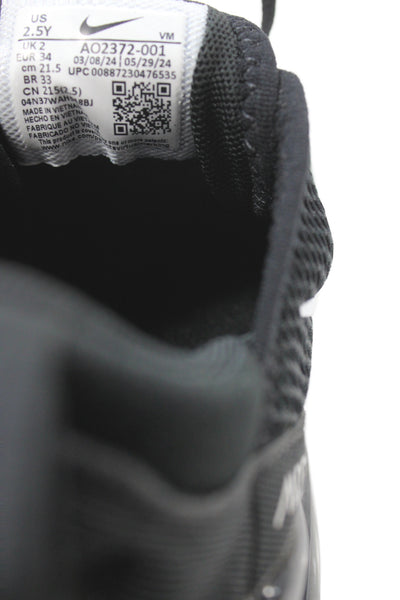 Nike Boys Mesh Air Max 270 Lightweight Sneakers Black White Size 2.5
