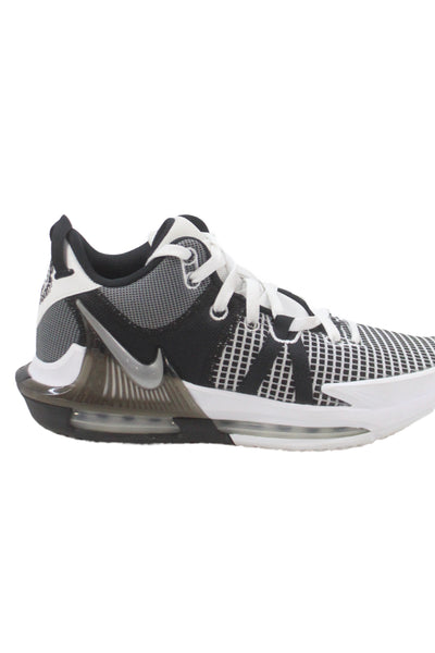 Nike Mens Leather Witness VII Basketball Sneakers Black White Size 7.5