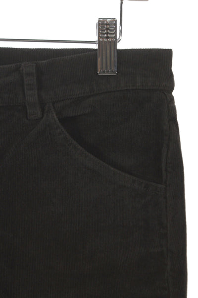 Nili Lotan Women Black Chino Pants Button Closure 93% Cotton Size 6
