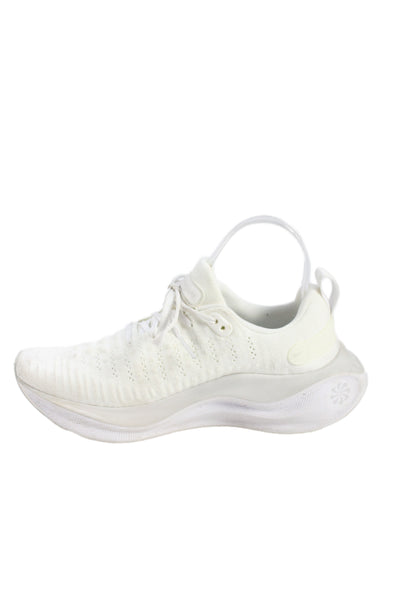 Nike Mens Leather React X Low Top Running Sneaker White Size 8