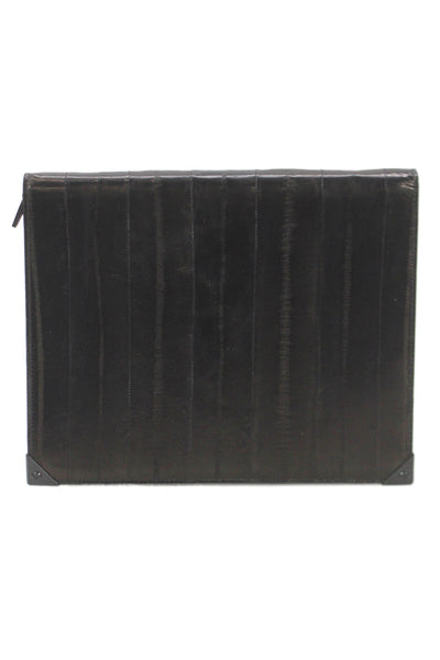 Alexander Wang Unisex Adults Leather Zipped Agenda Cover Black