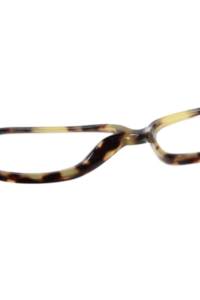 Dolce & Gabbana Womens Spotted Animal Print Eyeglasses Brown 135MM