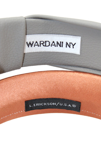 L. Erickson Womens Satin Puffy Headband Copper Set of 5