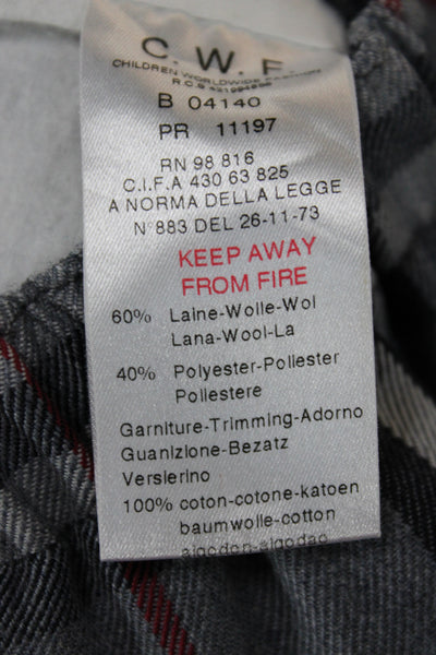 Burberry Toddler Elastic Waist Pull-On Plaid Pants Size 12M