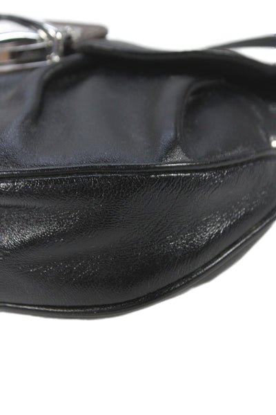 Louis Vuitton Womens Lambskin Sunset Vibe Shoulder Bag Black