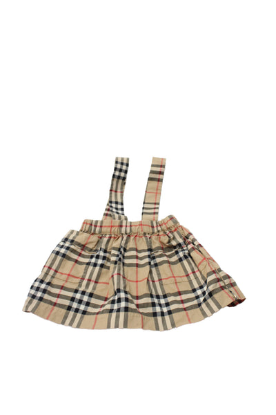 Burberry Girls Nova Check Print Mini Skirt Beige Size 9M