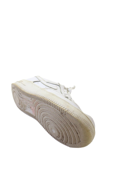 Nike Boys Air Force 1 Low Lace-Up Lifestyle Sneakers White Size 5.5