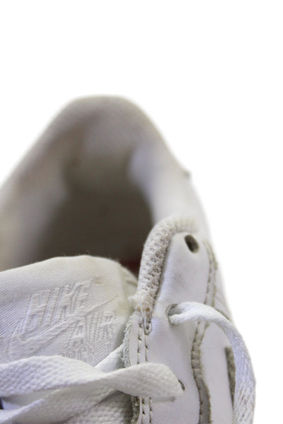 Nike Boys Air Force 1 Low Lace-Up Lifestyle Sneakers White Size 5.5