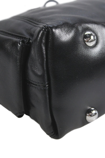 Louis Vuitton Womens Lambskin CarryAll Cargo Vibe PM Bag Black