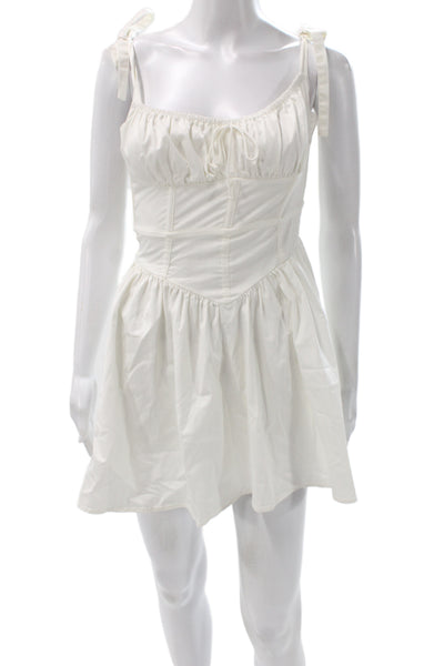 For Love & Lemons Womens Fit&Flare Sleeveless Square Neck Mini Dress Size XS