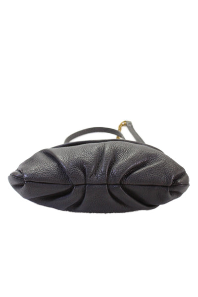 Marc By Marc Jacobs Womens Leather Flap Crossbody Shoulder Handbag Gray