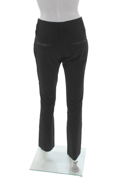 Alice + Olivia Women Black Dress Pants Zip Closure Classic Solid Size 4