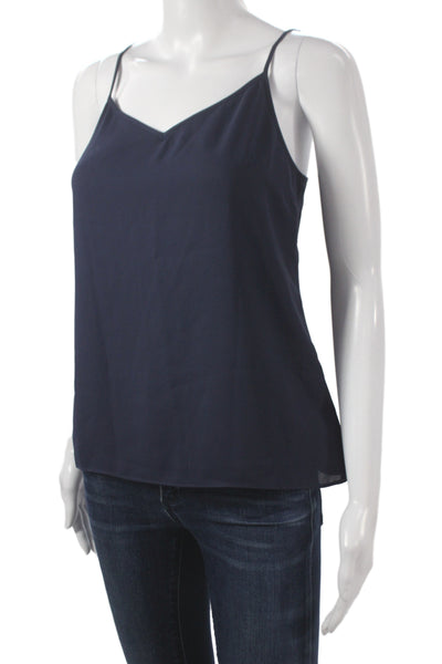 Lilly Pulitzer Womens Camisole Blue V-Neck Sleeveless Polyester Size XS