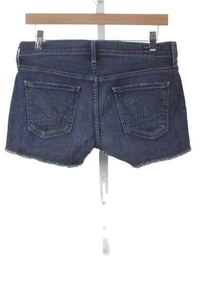 Citizens of Humanity Womens Cut-Off Blue Shorts Size 27