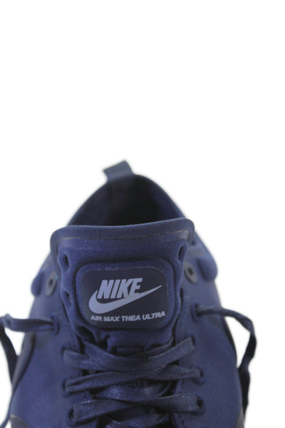 Nike Womens Air Max Thea Ultra Leather Sneakers Shoes Blue Size 8.5