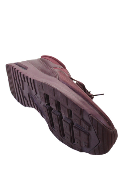 Nike Womens Air Max Thea Ultra Leather Sneakers Shoes Red Size 8.5