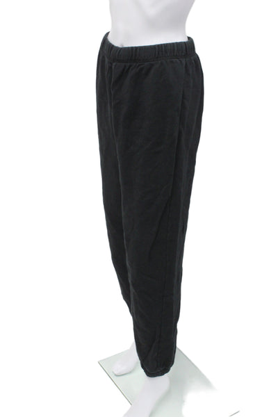 Reformation Womens Jogger Black 100% Organic Cotton Pull On Size S