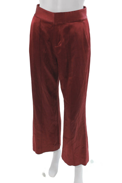 Alice + Olivia Womens Red Dress Pants 75% Triacetate Inseam 29 Size 0
