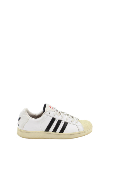 Adidas Mens Leather Jam Master Jay Tribute Sneakers White Black Size 9