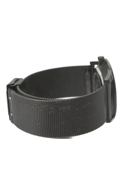 Skagen Mens Black Stainless Steel 124XLBBB Quartz Watch 37mm