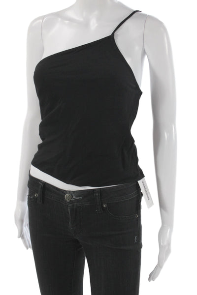 Reformation Women Black One Shoulder Camisole Size S
