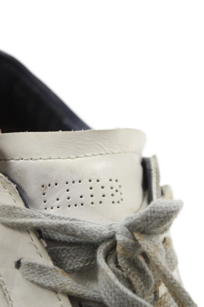 Golden Goose Deluxe Brand Womens Lace Up Leather Superstar Sneakers White 38