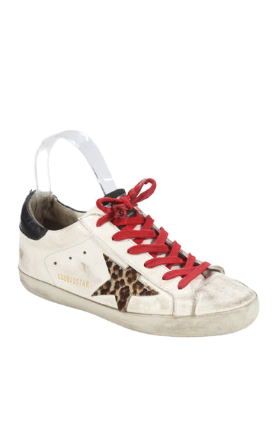 Golden Goose Deluxe Brand Womens Superstar Skate Sneakers White Size 36 6