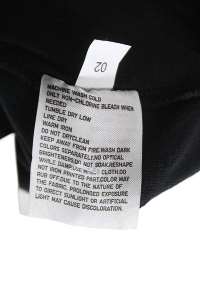 Uniqlo Mens Black Basic T-Shirt 100% Cotton Short Sleeve Size M
