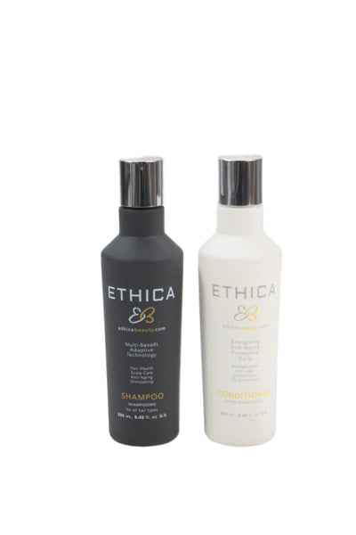 Ethica Multi Benefit Energizing Shampoo Conditioner Set 8.45 FL OZ 250ML
