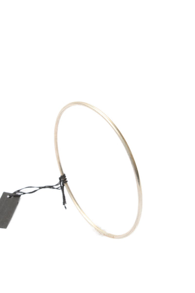 Ann Demeulemeester Womens Sterling Silver Bangle Bracelet 2.5" 7.3g NWOT
