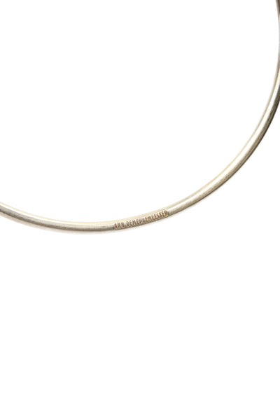 Ann Demeulemeester Womens Sterling Silver Bangle Bracelet 2.5" 7.3g NWOT