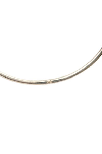 Ann Demeulemeester Womens Sterling Silver Bangle Bracelet 2.5" 7.3g NWOT