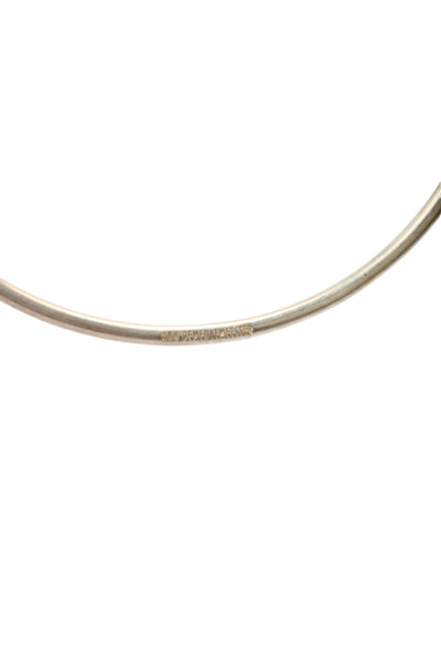 Ann Demeulemeester Womens Sterling Silver Bangle Bracelet 2.6" 7.3g NWOT